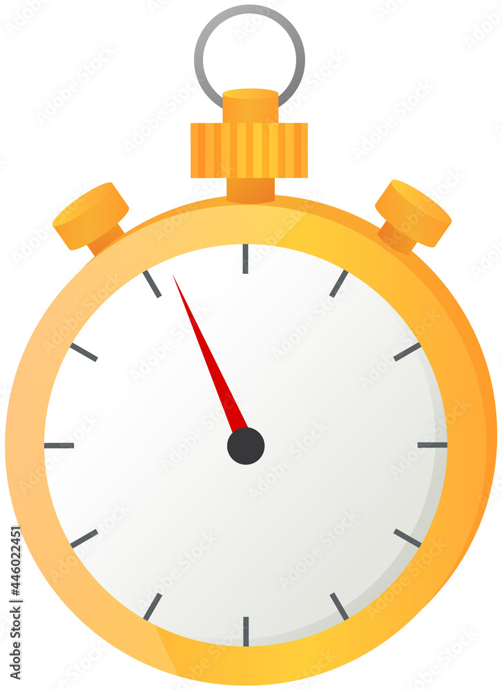 Stopwatch for sports, time measurement vector icon. High speed timer for plans, management and progress. Round small tool with red arrow, timer clock. Device counting and showing seconds, minutes Stopwatch for sports, time measurement vector icon. High speed timer for plans, management and progress. Round small tool with red arrow, timer clock. Device counting and showing seconds, minutes