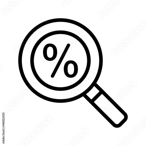 Interest icon vector set. percent illustration sign collection. Credit symbol or logo.