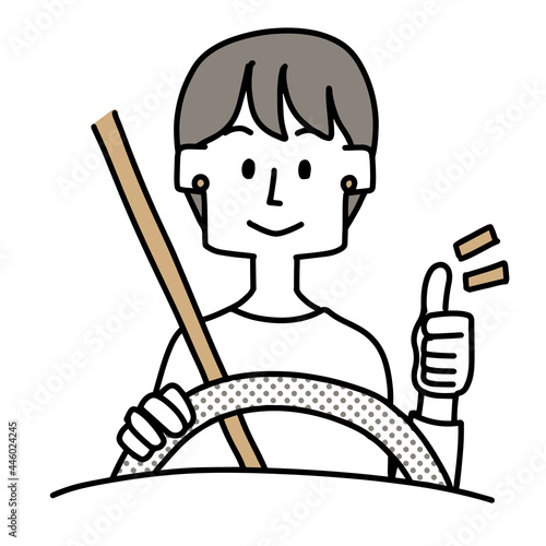 安全運転を心がける女性