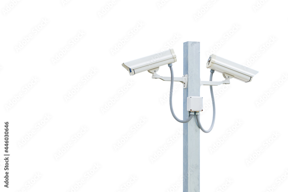 CCTV Camera on white background CCTV Camera on white background