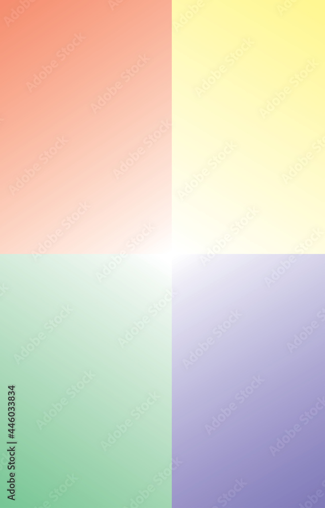 Set of four Minimal covers design. Colorful halftone gradients.modern background template design for web. Cool gradients. Future geometric patterns