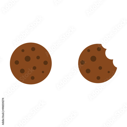 Chocolate chip cookie icon