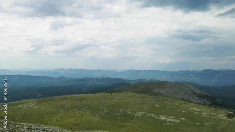 Panorama of green valley and mountains Panorama of green valley and mountains
