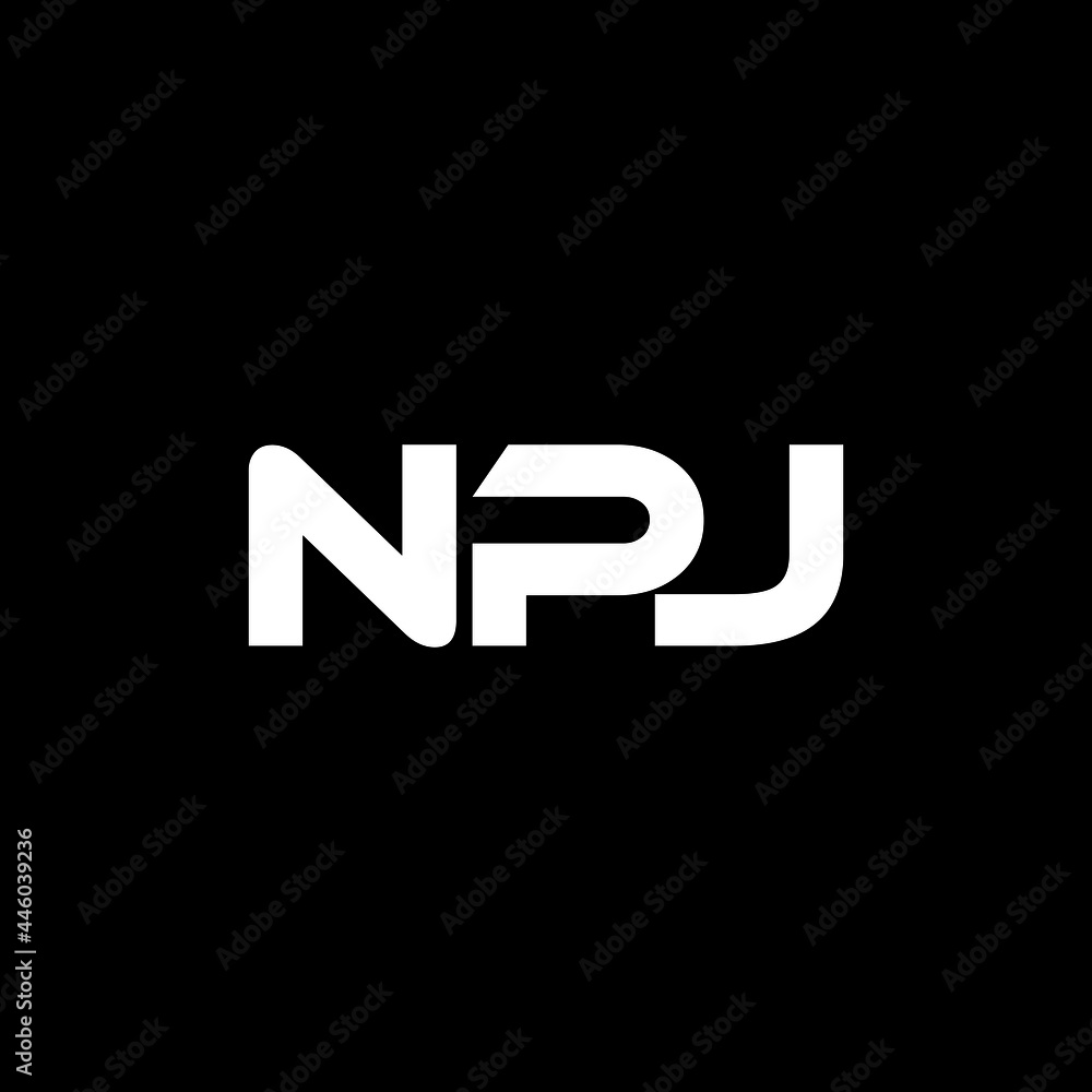 NPJ letter logo design with black background in illustrator, vector logo modern alphabet font overlap style. calligraphy designs for logo, Poster, Invitation, etc. NPJ letter logo design with black background in illustrator, vector logo modern alphabet font overlap style. calligraphy designs for logo, Poster, Invitation, etc.