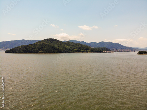 広島県福山市 芦田川河口の風景