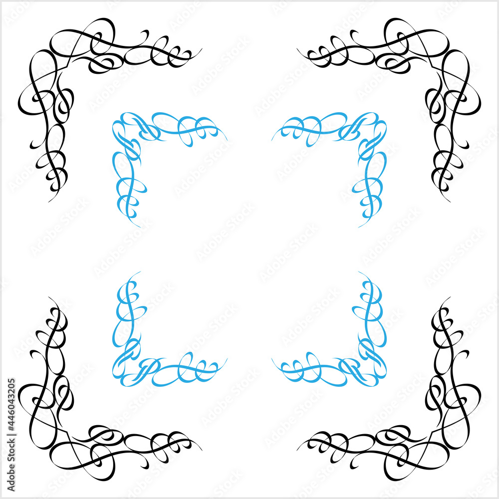 Calligraphic Corner M_2105001 Calligraphic Corner M_2105001