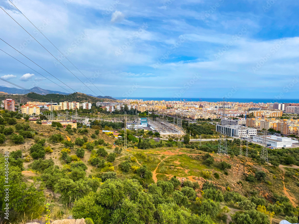 High Angle View of Teatinos Neighborhood in Malaga
