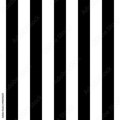 Classic monochrome minimalistic seamless vertical stripe pattern. Vector illustration. Black lines on a white background.