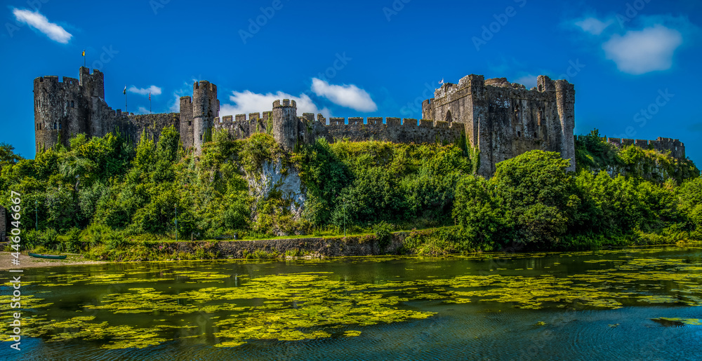 Pembroke Castle, Wales, UK. 