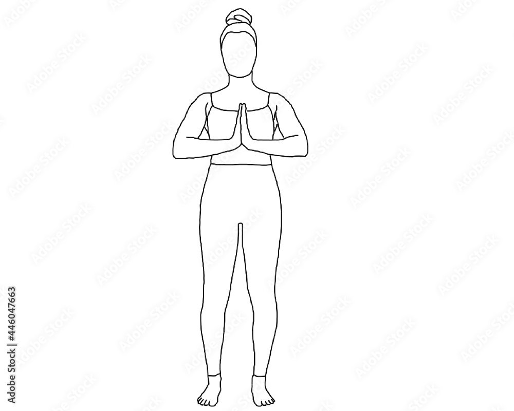 yoga, pranamasana, namaste, tadasana, mountain prayer pose yoga, pranamasana, namaste, tadasana, mountain prayer pose