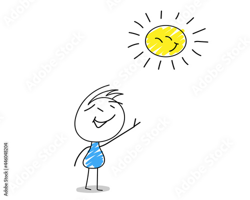 Andy and the sun