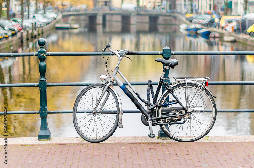 Bicycle in Amsterdam, the Netherlands