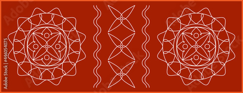 Folk, Tribal Design, Motif, Wall Painting