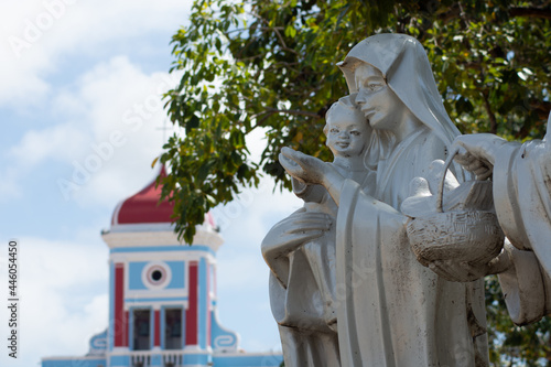 Obraz na płótnie church in são jose de ribamar, maranhao w salonie