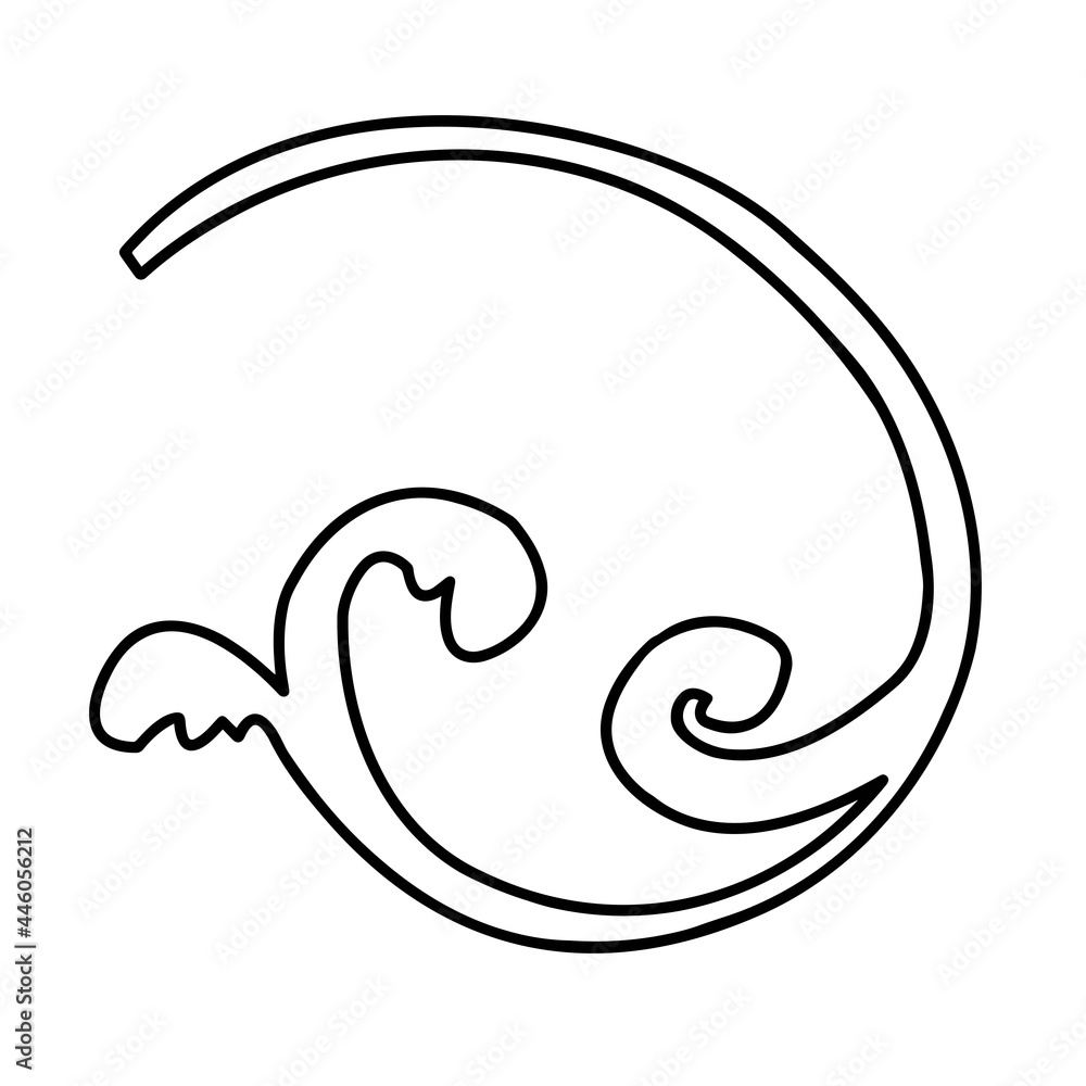 Patterned curls close-up on a white background. Fragments of vector graphics. Material for creating ornaments and seamless designs. Patterned curls close-up on a white background. Fragments of vector graphics. Material for creating ornaments and seamless designs.