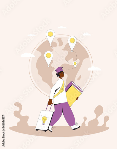 Brain drain. International migration.
