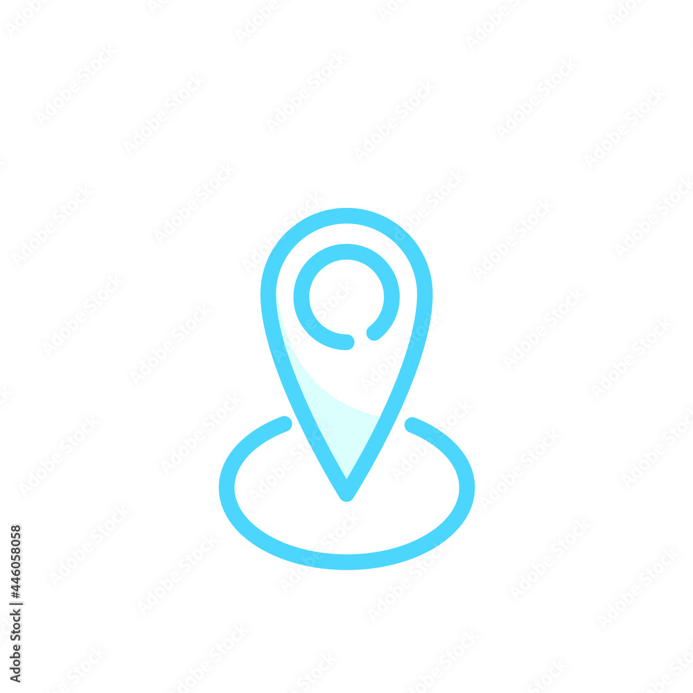 Illustration Vector Graphic of Pin Location icon