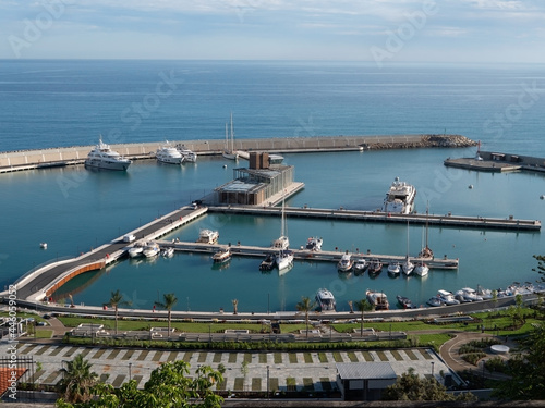 New touristic port "Cala del Forte" Ventimiglia, Liguria, Italy 