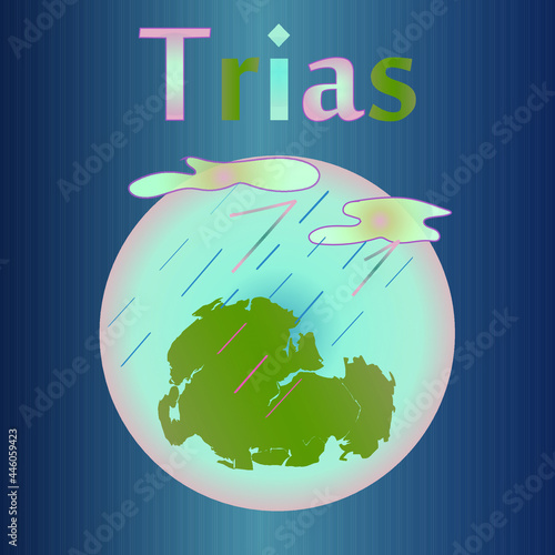 The Triassic in the history of the Earth. Acid rain. Clouds.