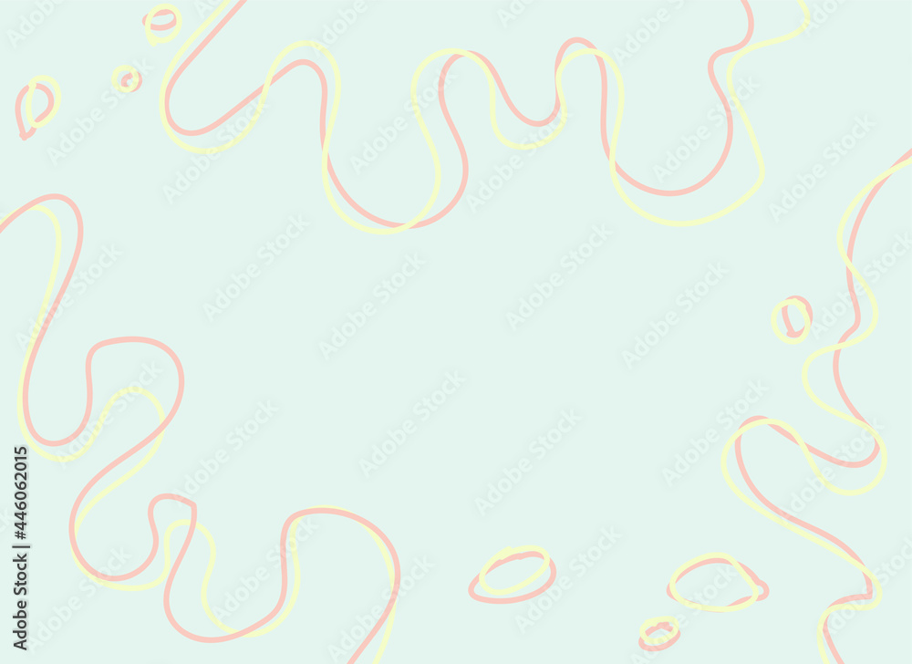 The image consists of yellow and orange lines on a blue background.This illustration can be used to design business cards, websites and other web designs. 