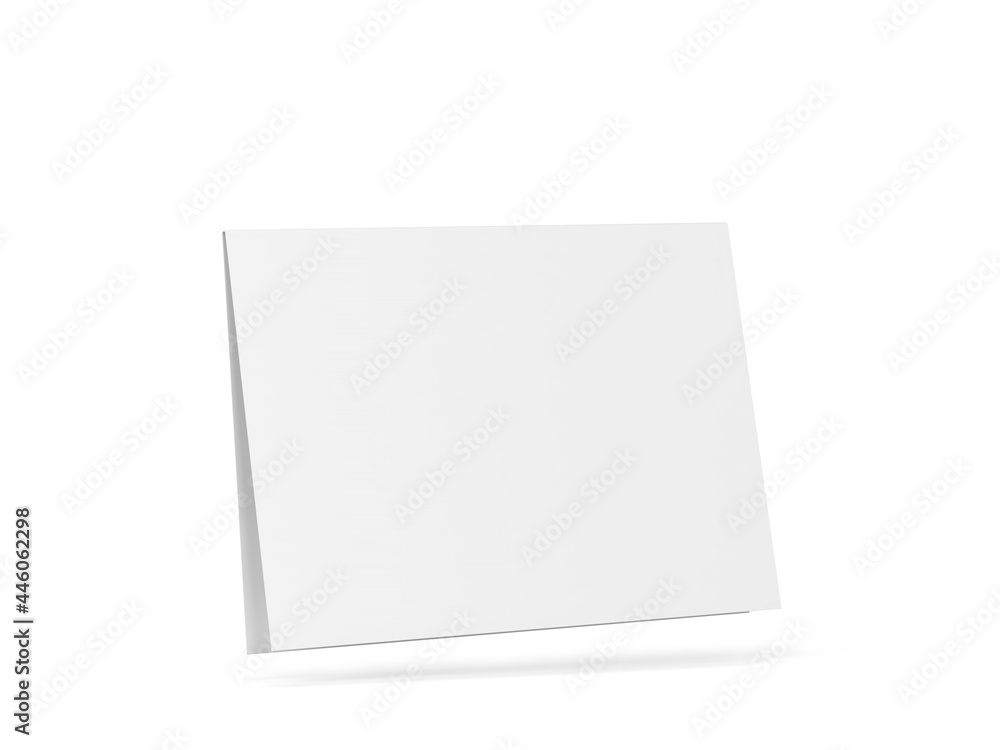 Blank tent card mockup Blank tent card mockup