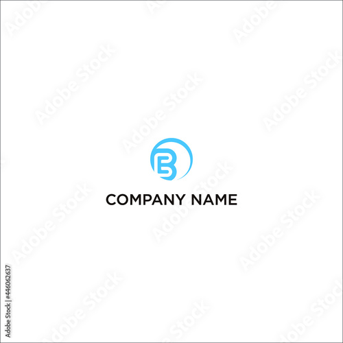 logo design features a stylized letter B in a perfectly rounded shape. The strokes rotate and flow freely to make the letter B. The smooth and soft visual appearance of the logo makes it look ele