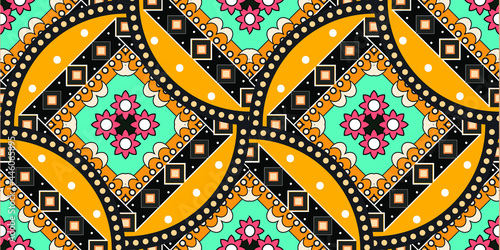 Stunning geometric background.contemporary tribal style seamless pattern.pattern ethnic graphic design print.Henna Mandala.Tribal African Inspired Pattern.carpet,wallpaper,wrapping,embroidery sty