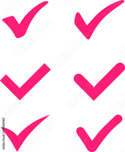 check mark red icon
