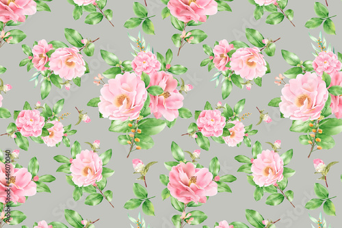 Floral Seamless Pattern Floral Blooming_5