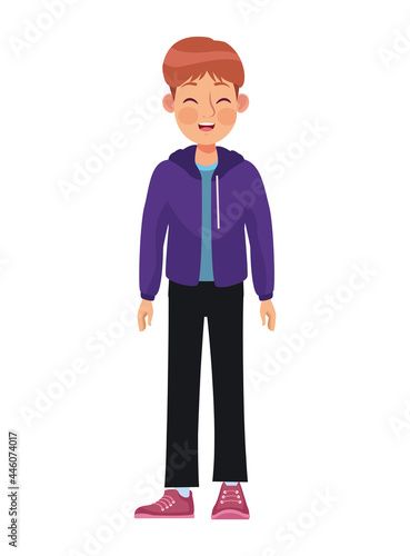 young redhead man character