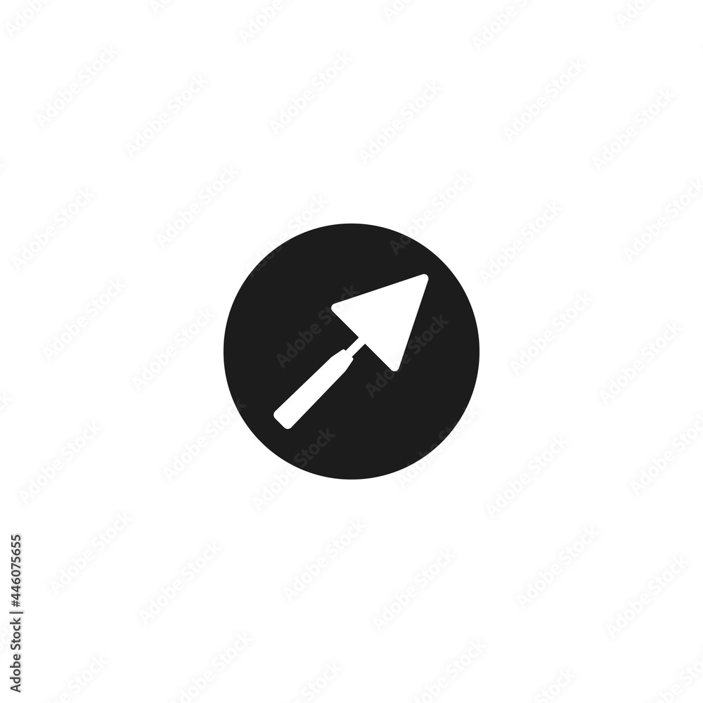 trowel icon. Vector illustration for graphic design, Web, UI, app trowel icon. Vector illustration for graphic design, Web, UI, app