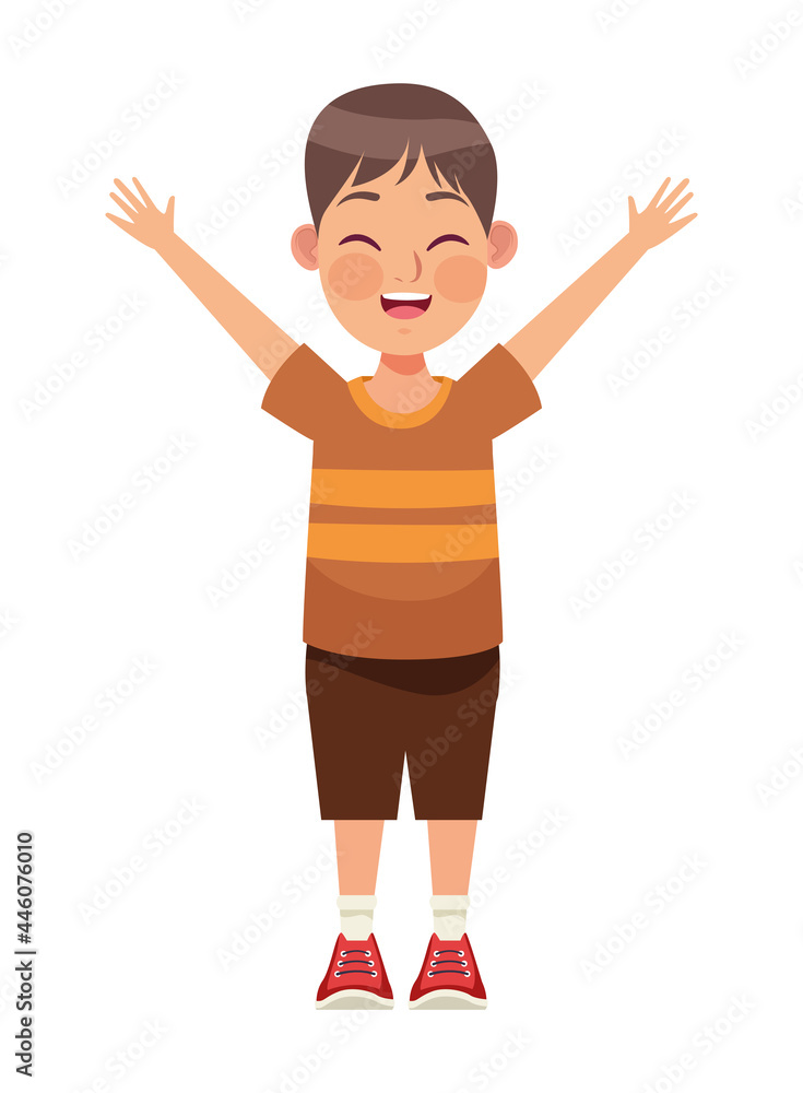 little boy celebrating little boy celebrating