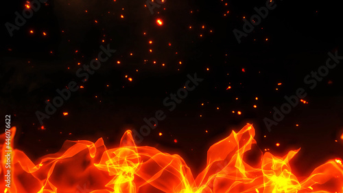 炎と火の粉と火花 高品質 シリアス 戦場 映画タイトルの背景