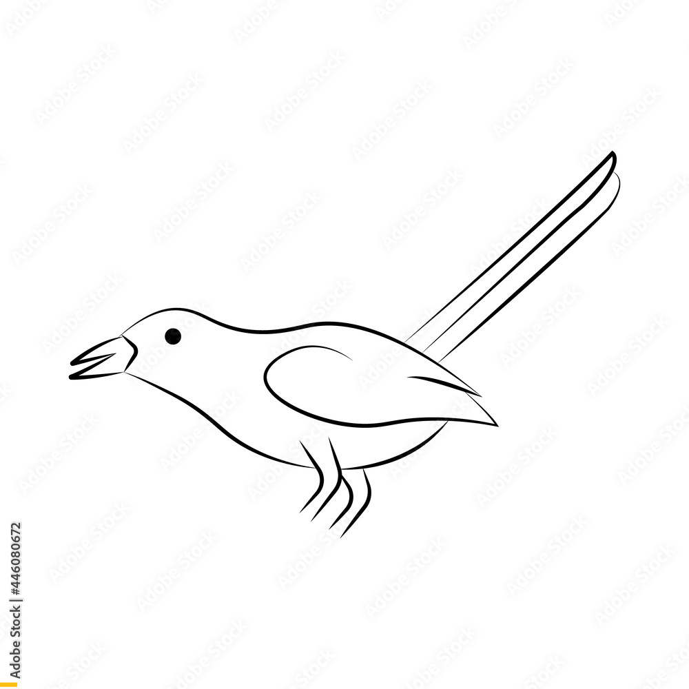 Bird Line Art vector Logo Design for Business and Company Bird Line Art vector Logo Design for Business and Company