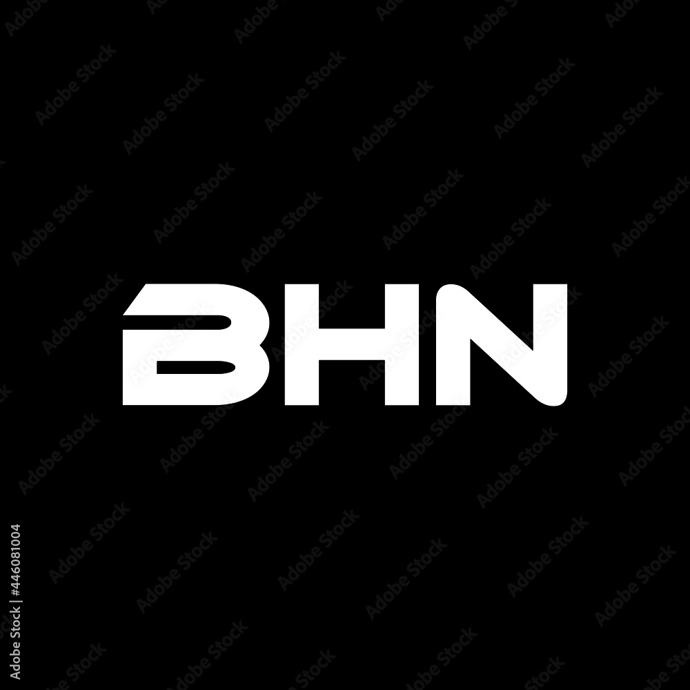BHN letter logo design with black background in illustrator, vector logo modern alphabet font overlap style. calligraphy designs for logo, Poster, Invitation, etc. BHN letter logo design with black background in illustrator, vector logo modern alphabet font overlap style. calligraphy designs for logo, Poster, Invitation, etc.