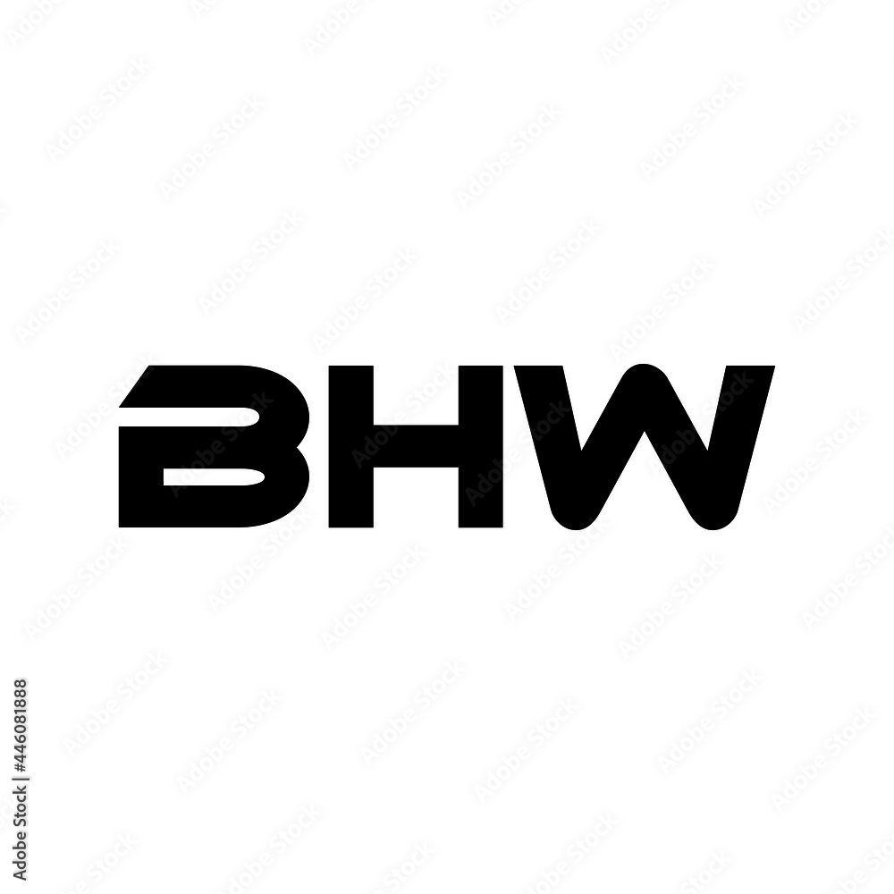 BHW letter logo design with white background in illustrator, vector logo modern alphabet font overlap style. calligraphy designs for logo, Poster, Invitation, etc. BHW letter logo design with white background in illustrator, vector logo modern alphabet font overlap style. calligraphy designs for logo, Poster, Invitation, etc.