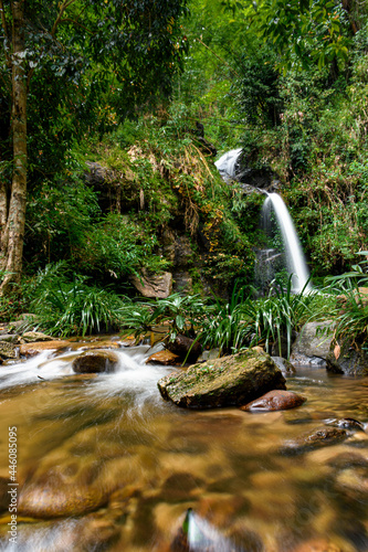 Mon Tha Than waterfall it beautiful most famous in Doi Suthep-Pui National Park, Chiang mai, Thailand. photo