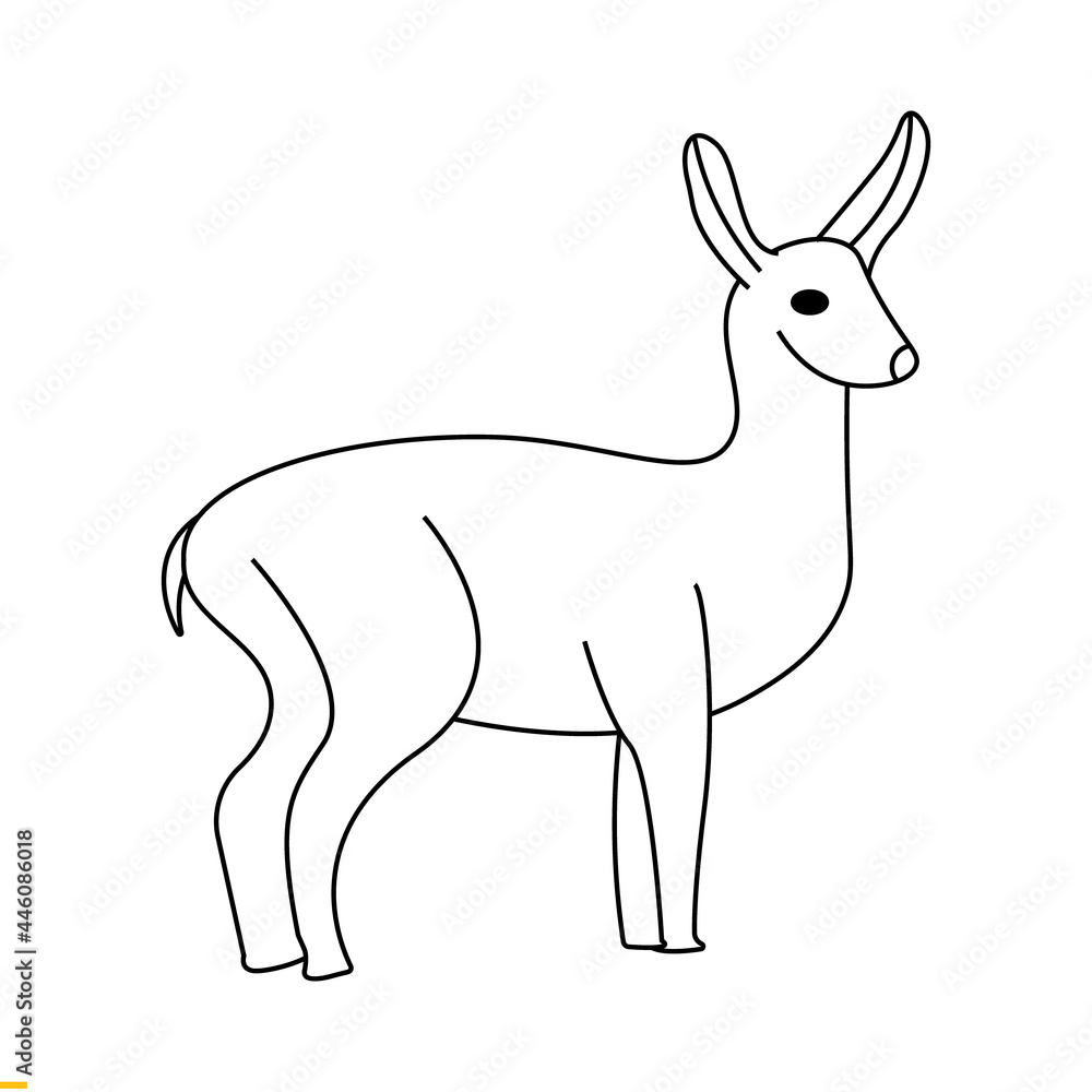 Deer Line Art vector Logo Design for Business and Company Deer Line Art vector Logo Design for Business and Company