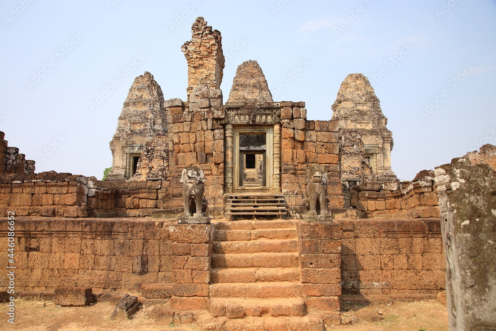 View of East Mebon temple, Cambodia