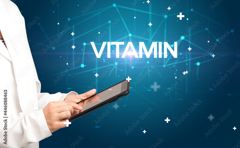 Doctor fills out medical record Doctor fills out medical record