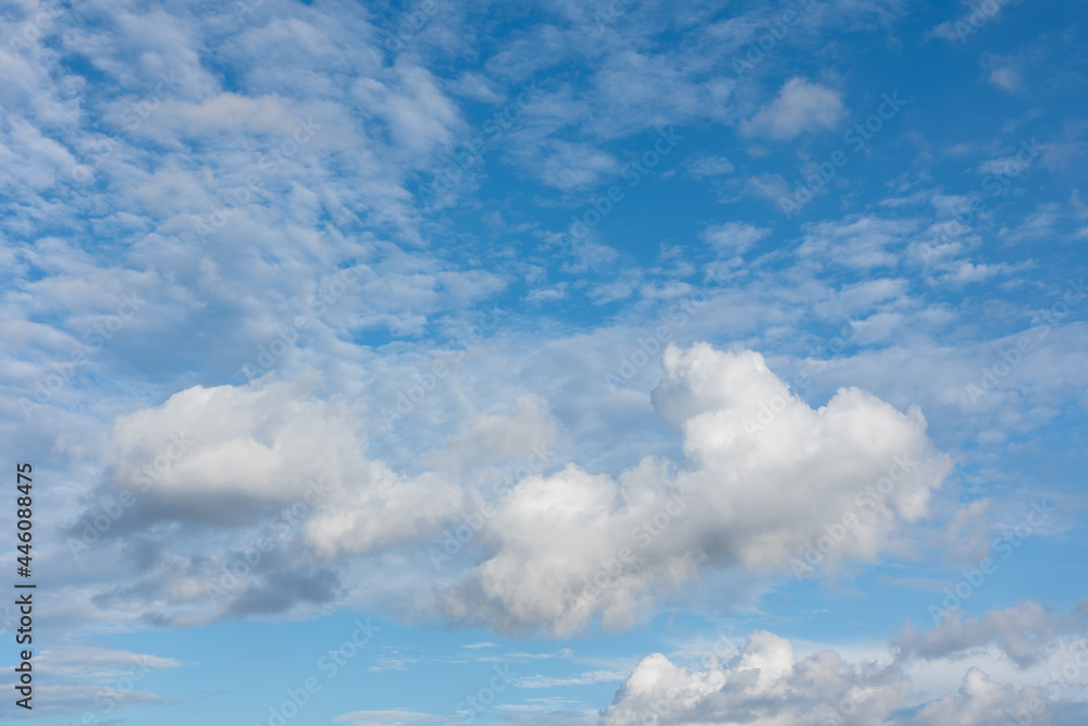 blue sky background with tiny clouds. blue sky background with tiny clouds.
