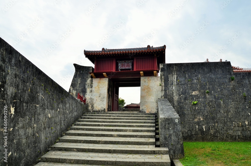 首里城 漏刻門 首里城 漏刻門