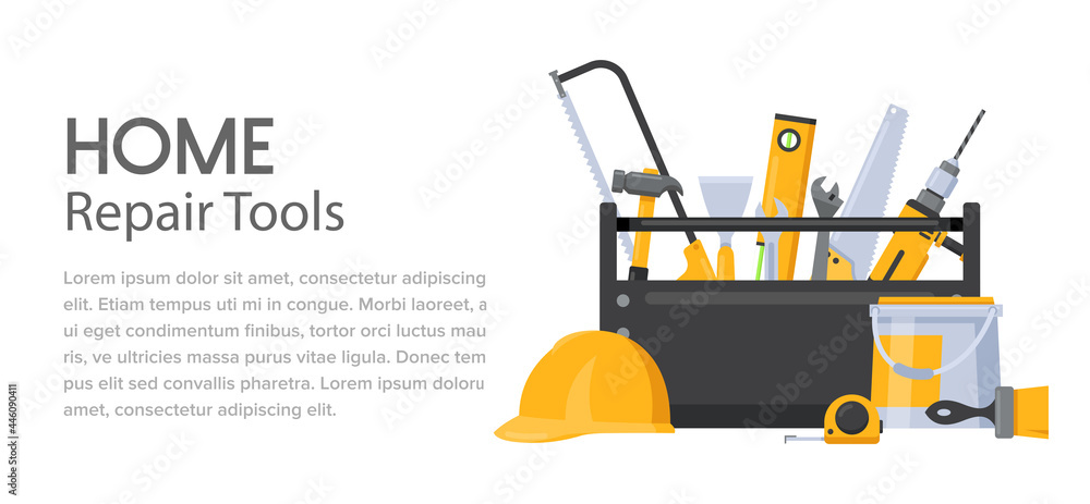 Foto Repair tools vector illustration