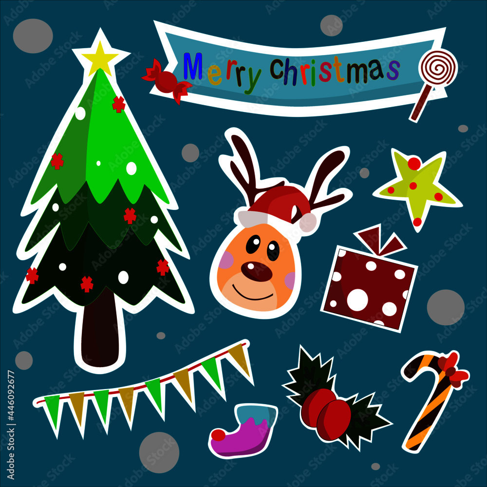 Christmas stickers 