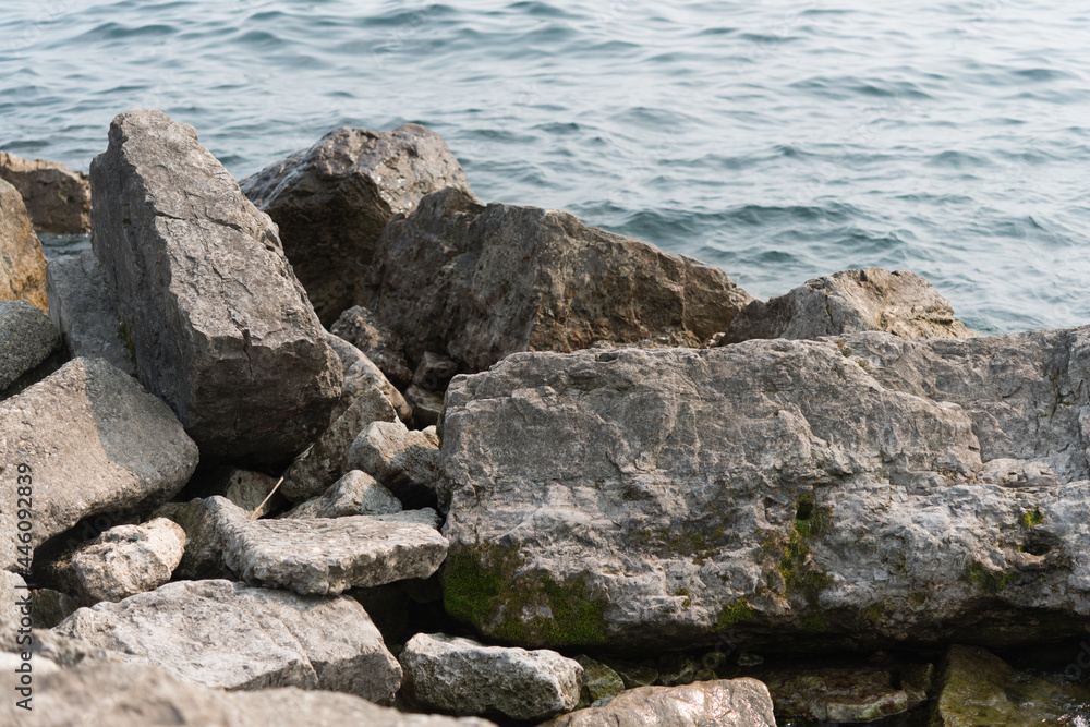 rocks and lake rocks and lake