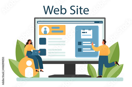 Special event online service or platform. Media performance organization