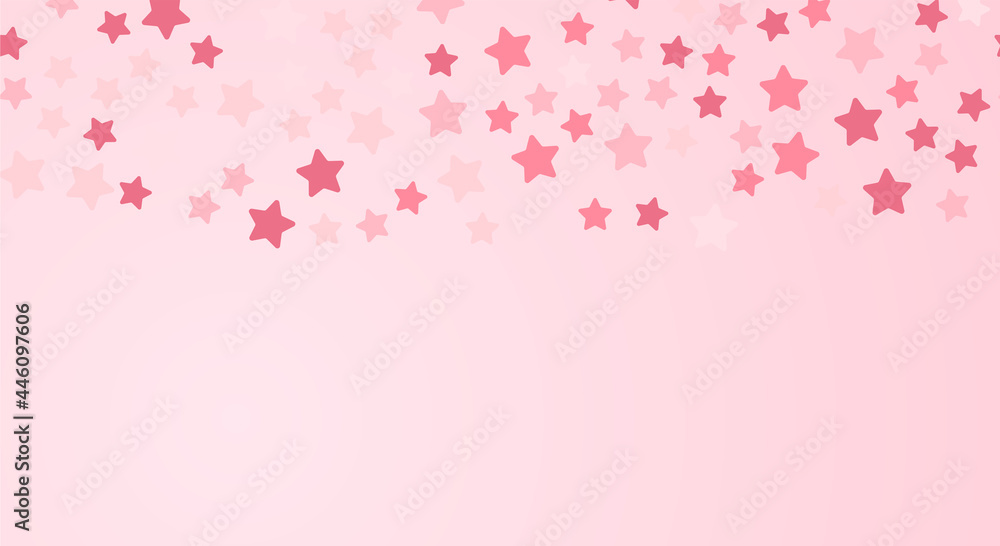 Stars confetti Vector illustration for posters and banners with copy space