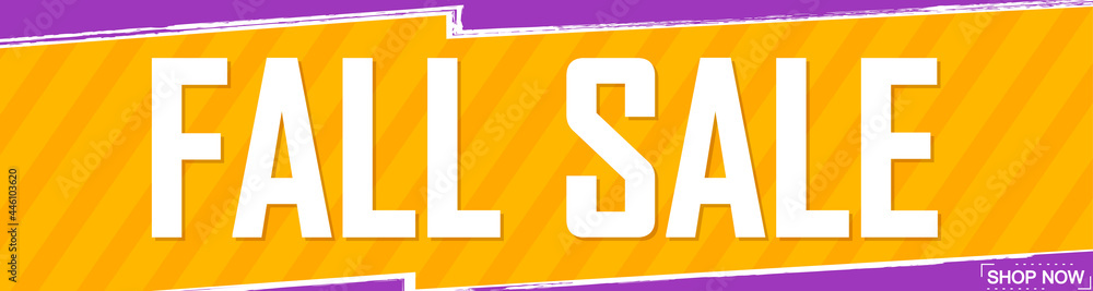 Fall Sale, web banner design template, discount horizontal poster, special season deal, vector illustration Fall Sale, web banner design template, discount horizontal poster, special season deal, vector illustration
