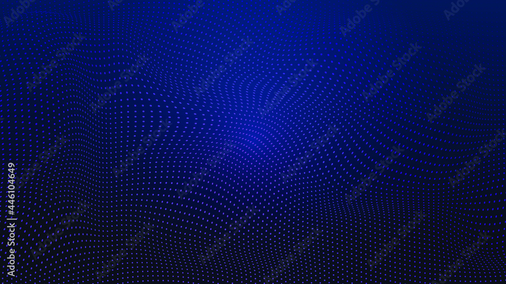 blue wave abstract background. Futuristic point wave. Technology background vector. Vector illustration blue wave abstract background. Futuristic point wave. Technology background vector. Vector illustration