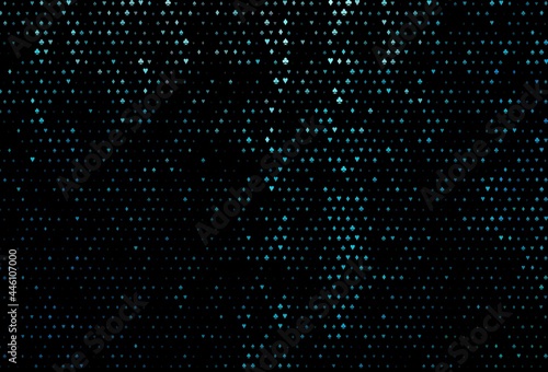 Dark blue vector layout with elements of cards.